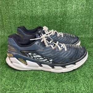 Hoka One One Vanquish 3 Running Shoes Navy/Gold 1014791 Men's Size 12.5